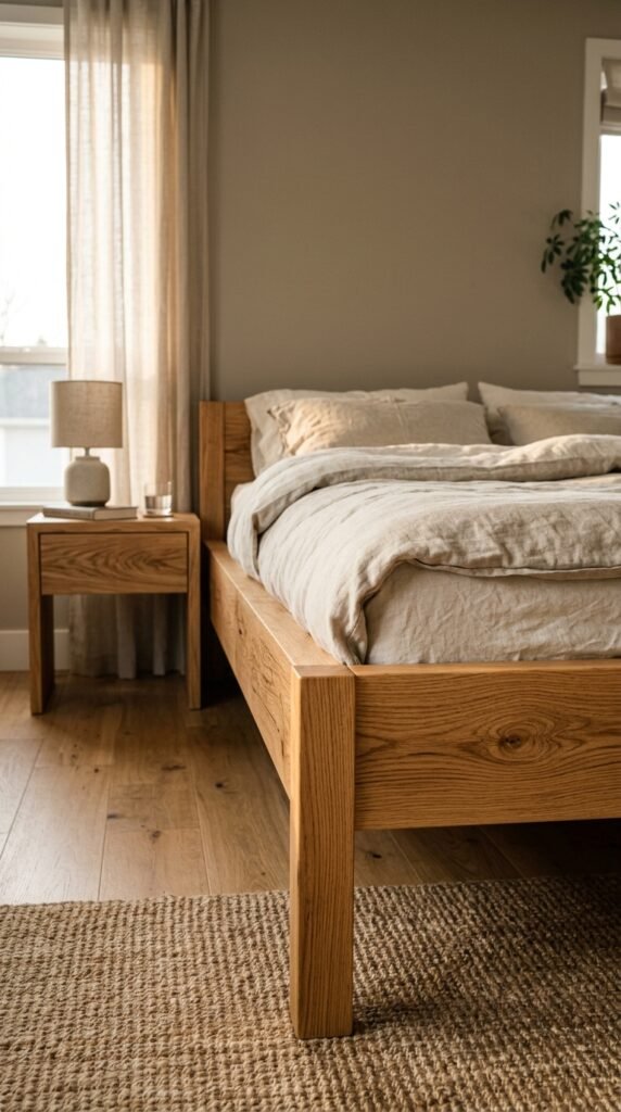 Warmth With Natural Wood Furniture