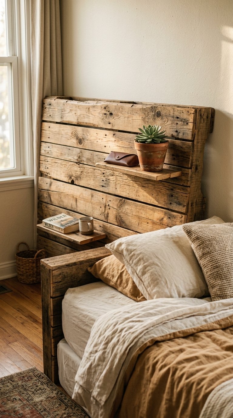 Wood Pallet Headboard