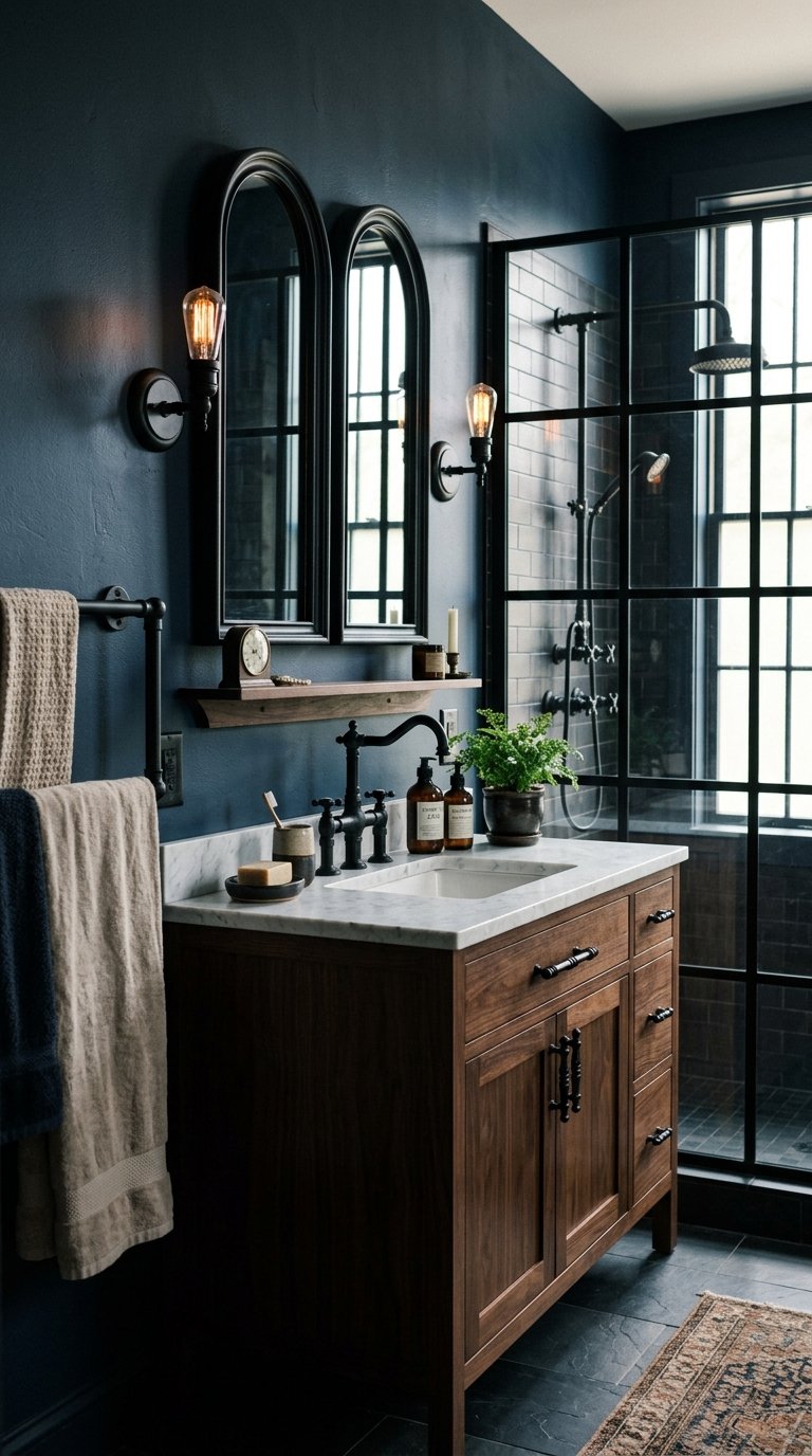 Wrought Iron or Matte Black Fixtures