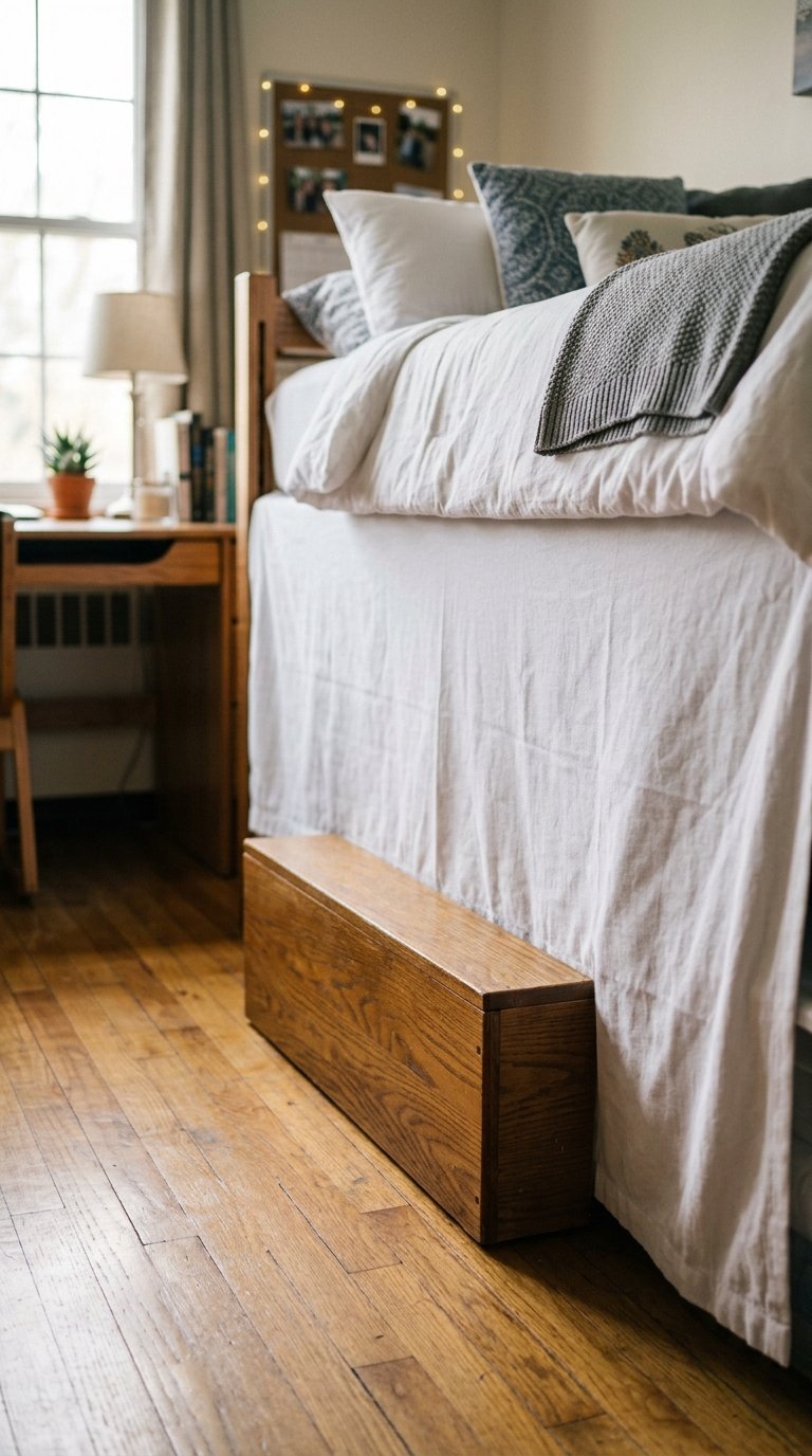 a Bed Skirt or Platform Riser Combination
