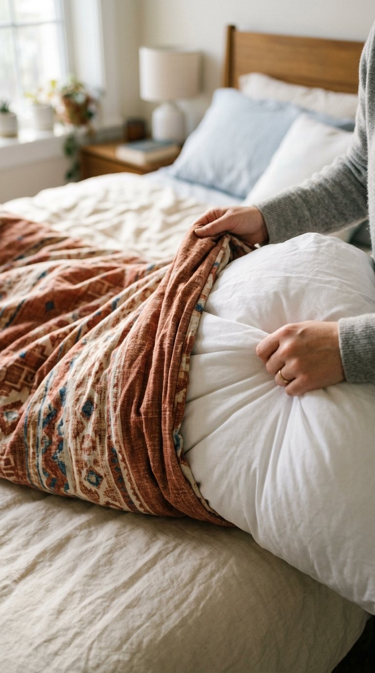 a Comforter With a Duvet Cover System