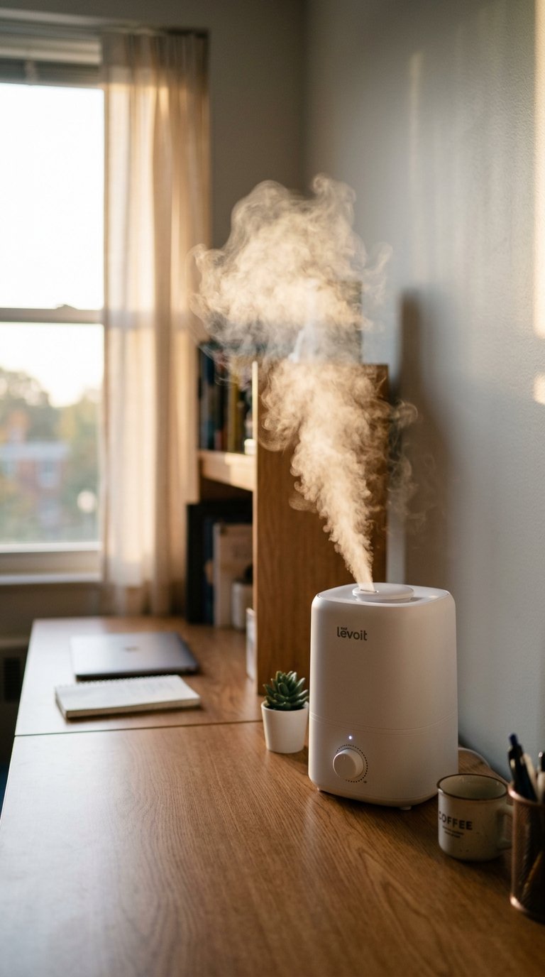 a Desk Humidifier for Better Study Focus