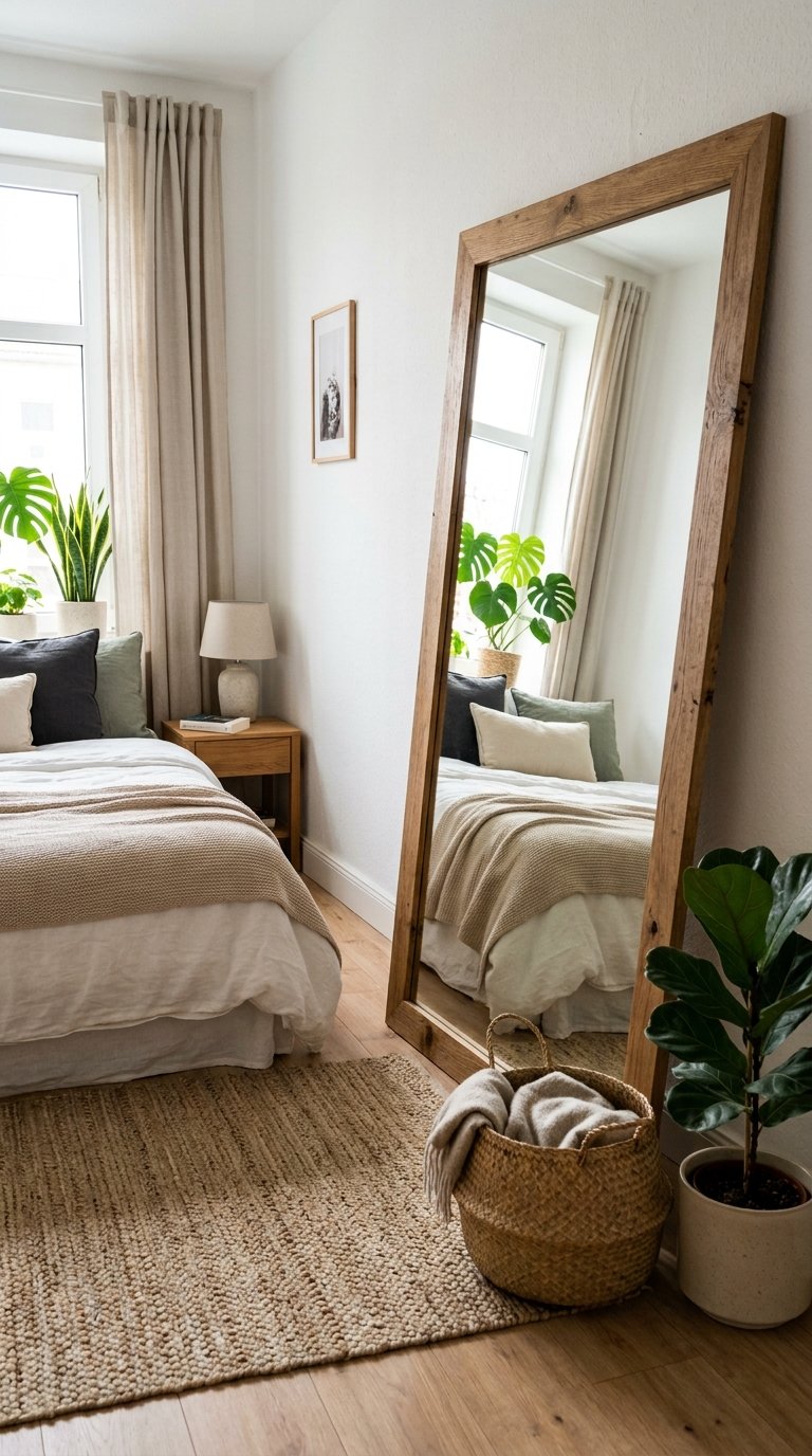 a Leaning Mirror to Double Your Light