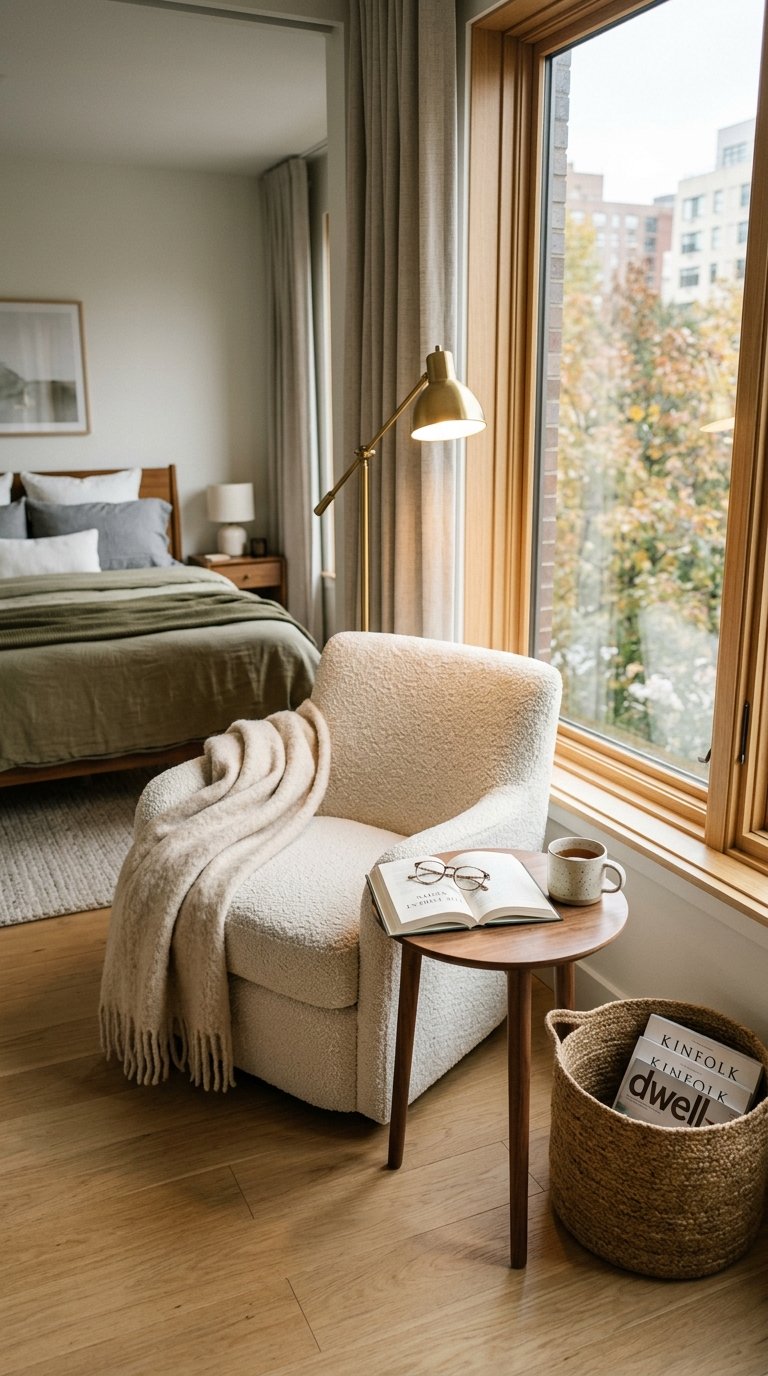 a Reading Chair to Create a Second Zone