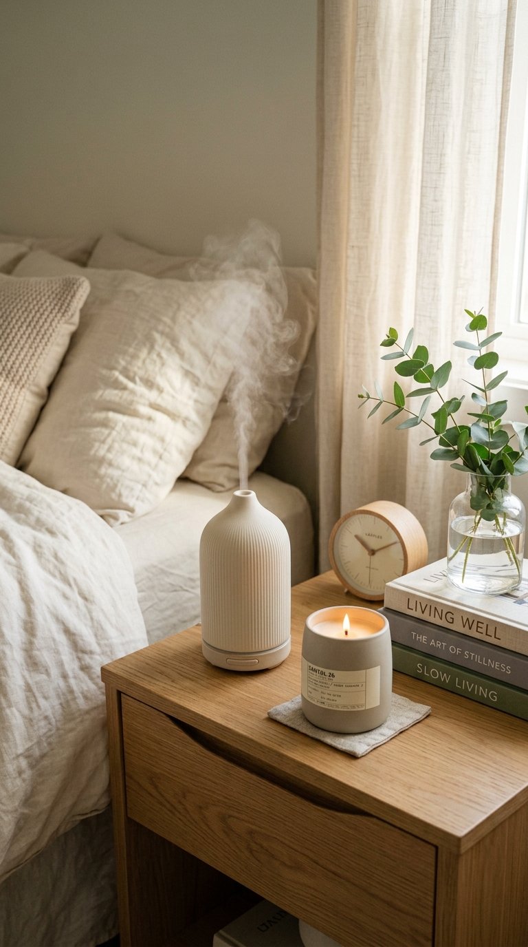 a Scent Layer With a Diffuser or Quality Candle