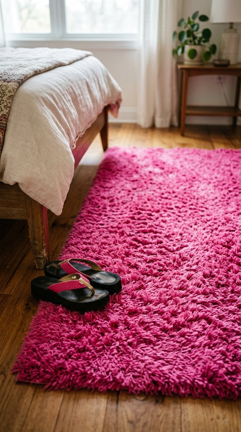 a Shag or Fluffy Area Rug