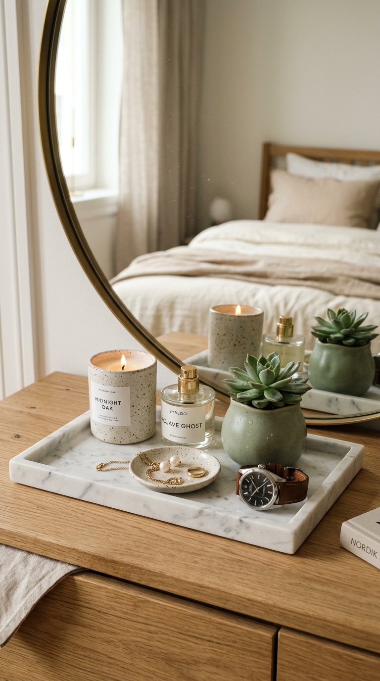 a Tray to Style Your Dresser Top