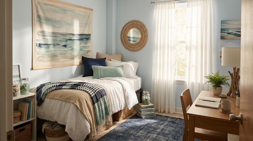 coastal dorm room