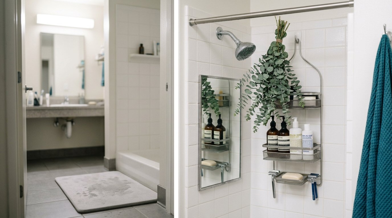 dorm bathroom ideas
