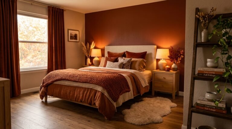 fall bedroom